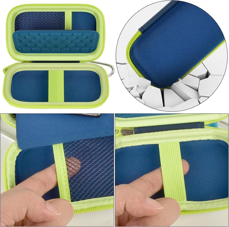 GWCASE Hard Case Compatible with SanDisk Extreme PRO 500GB 1TB 2TB 4TB Portable External SSD. Carrying Travel Holder for Crucial X8 Solid State Drive (Box Only)-Navy Blue - Image 4